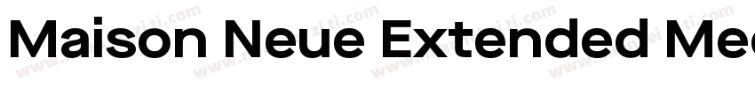 Maison Neue Extended Medium字体转换